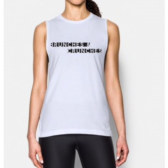 Under Armour Tops - Under Armour Brunches & Crunches HeatGear Tank Top